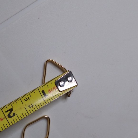 Vintage Gold Tone French Clip Earrings - Picture 11 of 11